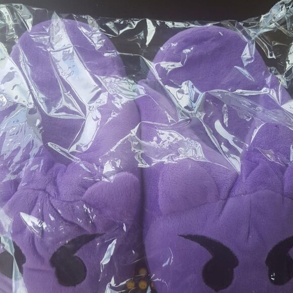 Emoji Purple Devil Slippers  - Picture 3 of 4